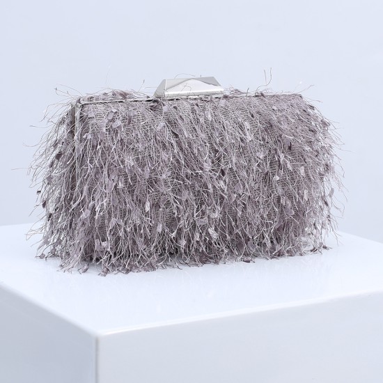 Grey Tassel Evening Bag Grey Tassel Evening Bag