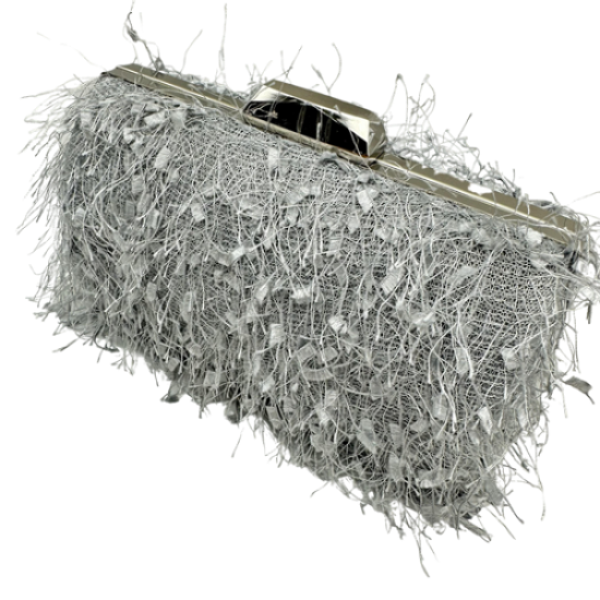 Grey Tassel Evening Bag Grey Tassel Evening Bag